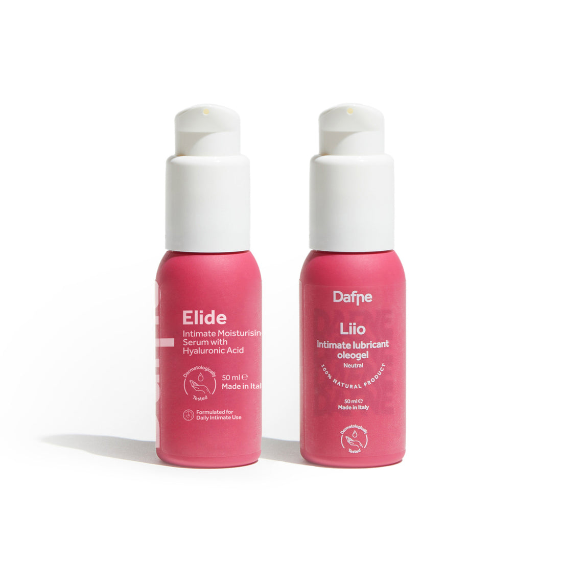 LUBE KIT: Lubrificante intimo naturale base olio Con Visnadina + Siero idratante intimo con acido ialuronico