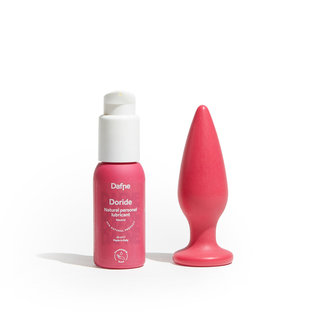 Plug Anale 100% Bio-Based + Lubrificante Naturale Neutro - Kit Completo | Dafne Plug Anale 100% Bio-Based + Lubrificante Naturale Neutro - Kit Completo | Dafne