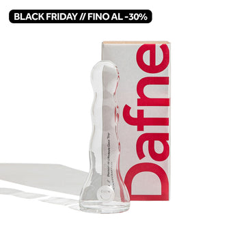 Dildo in vetro borosilicato realizzato a mano