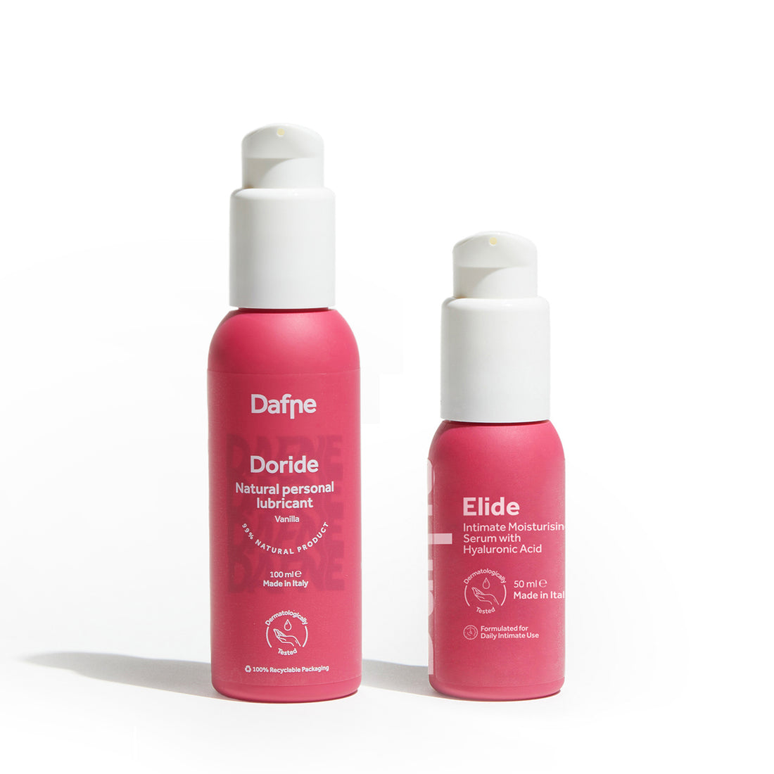 KIT BENESSERE - Elide: siero idratante intimo con acido ialuronico per menopausa + Doride: lubrificante intimo naturale a base acqua