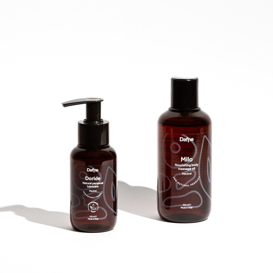 Essential Kit: Lubrificante Naturale e Olio Massaggi Corpo