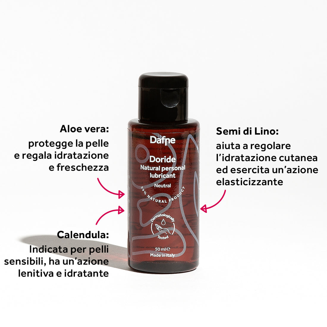 Lubrificante naturale sessuale intimo Travel 50ml - Neutro