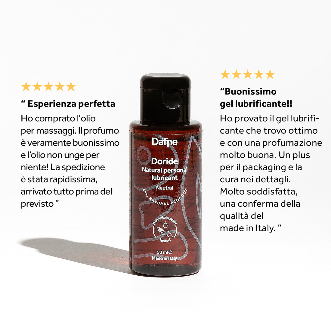 Lubrificante naturale sessuale intimo Travel 50ml - Neutro